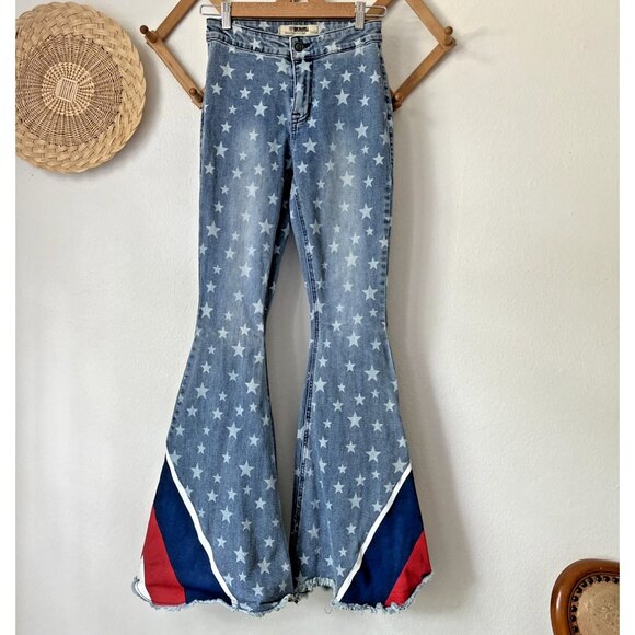 Rock & Roll Denim Denim - Rock & Roll denim Bargain Button Bell jeans
